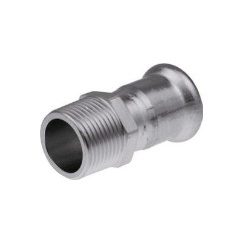   Szénacél press INOX (M) menetes csatlakozó 22-3/4" KM 1609045010