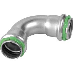 Szénacél press INOX (V) ív 22 90° BB 1562302002