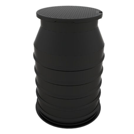 Tartály műanyag szennyvíz átemelő akna D800xL1500mm