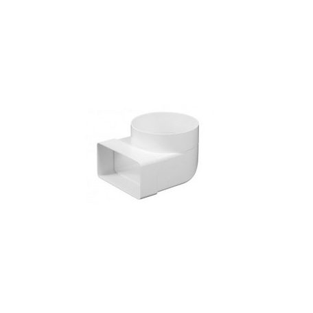 Awenta PVC átalakítóidom könyök 125-60x204 függőleges KP204-23-125