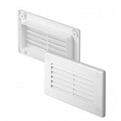   Awenta légtechnikai PVC szellőzőrács lapos fali 55x110 rovarhálóval KP55-30