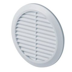 Awenta PVC szellőzőrács kerek fali 150 rovarhálóval T23