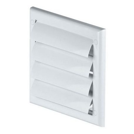 Awenta PVC szellőzőrács négyszögletes fali 150x150 125 zsalus TN4