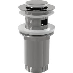   Alcaplast CLICK/CLACK mosdó leeresztő 5/4", túlfolyóval, fém, kis dugóval A391