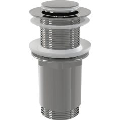   Alcaplast CLICK/CLACK mosdó leeresztő 5/4", túlfolyó nélkül, fém, kis dugóval A394