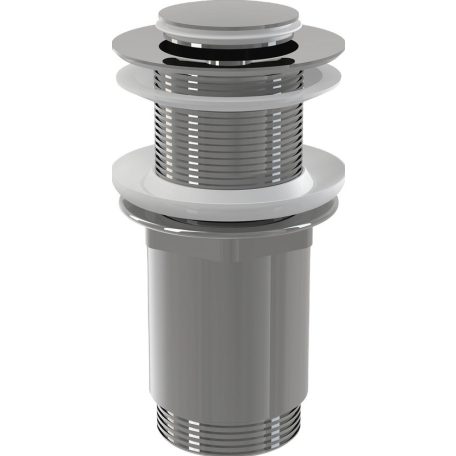 Alcaplast CLICK/CLACK mosdó leeresztő 5/4", túlfolyó nélkül, fém, kis dugóval A394