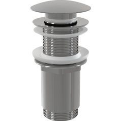   Alcaplast CLICK/CLACK mosdó leeresztő 5/4", túlfolyó nélkül, fém, nagy dugóval A395