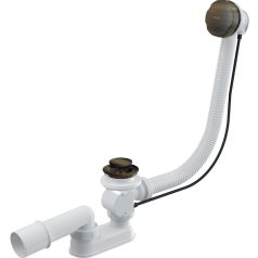   Alcaplast kádszifon automata bowdenes bronz-antik 6/4"-40