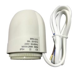   BRH elektrotermikus állítómű alap. zárt 230V 30x1,5mm 223