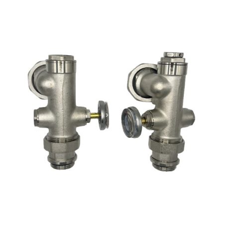 BRH szivattyúcsatlakozó osztóhoz, hőmérővel 6/4" szivattyúhollander, 1" testtel 224