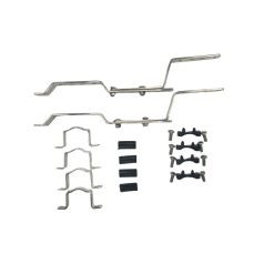 Osztóhoz konzol 1"-os gumis állítható magassággal