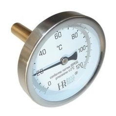 Hőmérő D=63 1/2" hátsós  50mm 0-120°C