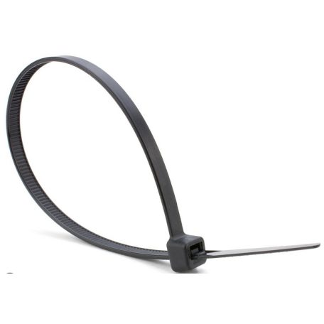 Gyorskötöző Cobra 3,6x200 fekete 100db/csomag