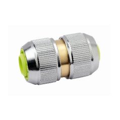   Locsoló tömlőösszekötő réz 1/2"-1/2" krómozott
