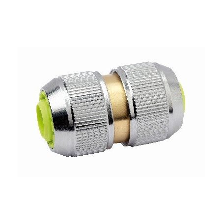 Locsoló tömlőösszekötő réz 1/2"-1/2" krómozott