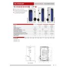 Drazice OKC 160 NTR/BP indirekt tároló, álló, 1 hőcserélővel