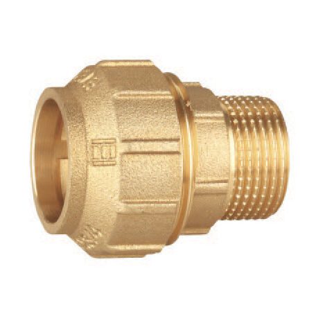 Kpe réz összekötő egyenes 20-1/2" KM