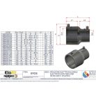 Kpe elektrofitting szűkítő  75/ 50 PE100 SDR11 E0100030075005000110