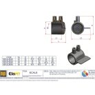 Kpe elektrofitting kupak  40 PE100 SDR11 E0100040040000000110