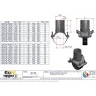 Kpe elektrofitting nyeregidom  90/ 63 PE100 SDR11 E0100130090006300110