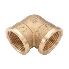 Sárgaréz könyök BB  6/4"