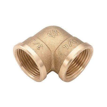 Sárgaréz könyök BB  6/4"