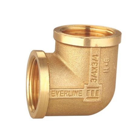 Sárgaréz könyök BB 3/8"