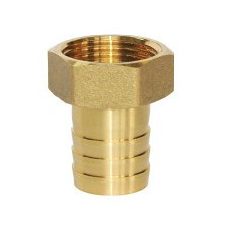 Sárgaréz tömlővég fix 1" BM 19mm
