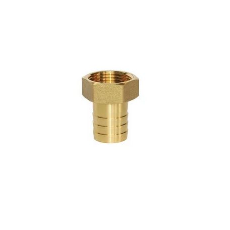 Sárgaréz tömlővég fix 1" BM 19mm