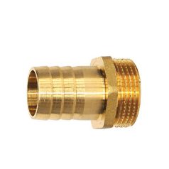 Sárgaréz tömlővég fix 1" KM 19mm