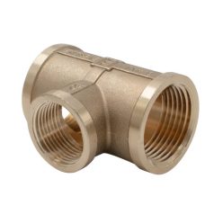 Sárgaréz T idom   3/4"-1/2"-3/4"