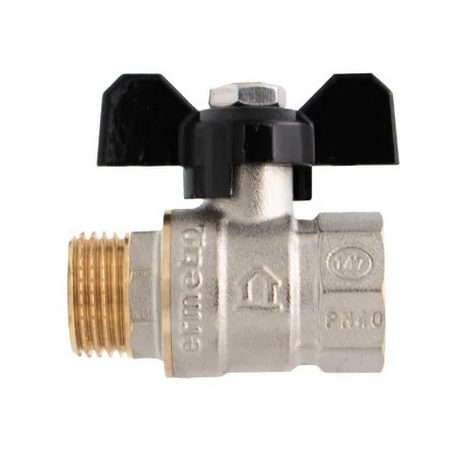 Golyóscsap sárgaréz pillangó karos 3/4" KB FIX ER-DMF34A