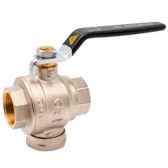   Golyóscsap sárgaréz hosszú karos 3/4" BB mágneses szűrővel  LTFF34