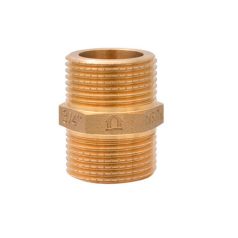   Sárgaréz közcsavar KK   3/4" 35mm hosszú nagy tömítőfelülettel