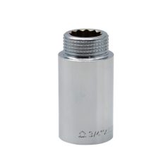 Sárgaréz csaptoldó krómozott erősített 3/4" 50mm