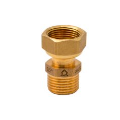   Sárgaréz hollandi szűkítő nélkül egyenes 1/2"-1/2" KB RH12MF