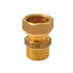  Sárgaréz hollandi szűkítő nélkül egyenes 3/4"-3/4" KB RH34MF
