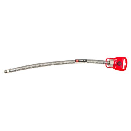 Flexibilis bekötőcső vízhez inox M10-3/8"  50cm