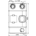 ESBE GRF111 szivattyúblokk VRG432-25 motor és szivattyú nélkül 61240100