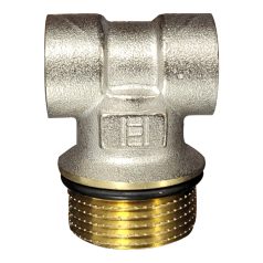 Osztóhoz T sárgaréz 1"-1/2"-1/2"