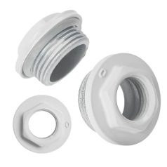 Radiátor fúrt dugó 5/4"-1/2" fehér balos