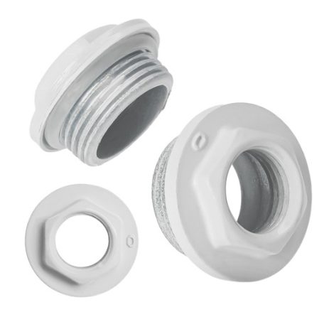 Radiátor fúrt dugó 5/4"-1/2" fehér balos
