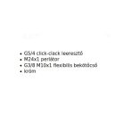 Ferro One mosdócsaptelep clikk-clakk leeresztőszeleppel króm BFO2