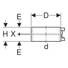 Geberit PE-HD elektrokarmantyú D63