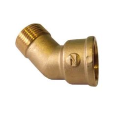 Sárgaréz könyök KB   3/4" 45°