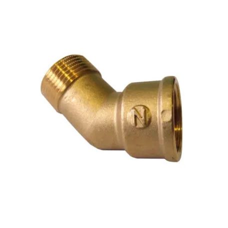 Sárgaréz könyök KB 3/4" 45°