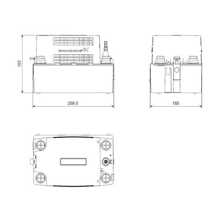 Grundfos Conlift1 LS kondenzvíz átemelő szivattyú 98455601