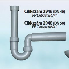 HAAS Csőszifon 6/4"-D40 2946