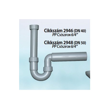 HAAS Csőszifon 6/4"-D40 2946