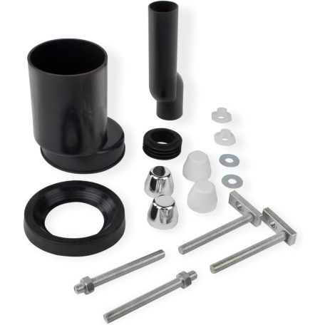 HAAS fali WC bekötőkészlet excenteres 90/110 fehér 3282